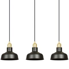 Подвес EMIBIG Ibor 3 E27 3x MAX 60W черный