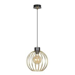 Hanger EMIBIG Pineta 1A E27 1x MAX 60W black gold