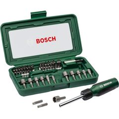 Set of bits and Heads Bosch 2607019504 46 pcs