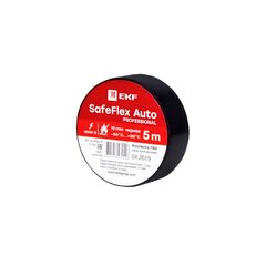 Insulating tape EKF SAFEFLEX AUTO PVC 5m 0.15x15mm black
