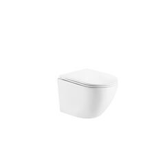 Wall-hung toilet with lid Victory TR-A1253W-A White