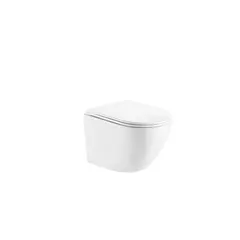Унитаз подвесной с крышкой Victory TR-A1253W-A White