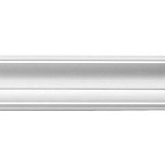 Extruded ceiling plinth Solid C23/70 white 68x68x2000 mm