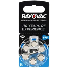 Hearing aid batteries  Rayovac Acoustic 6pcs