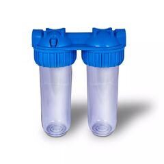Primary filter with 2 sections Green Aqua 5-FK-10-32-AT-D