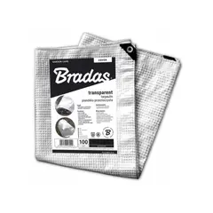 ბრეზენტი არმირებული გამჭვირვალე Bradas 4x5 მ 100 გ