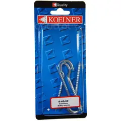 Ceiling anchor with hook Koelner M6X65 mm 4 pcs B-HS-60