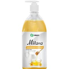 Жидкое крем-мыло Grass "Milana" молоко и мед 1000 мл