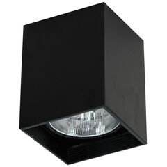 Point light Luminex Downlight square 7252 1x60W	E27 black