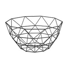 Фруктовница DAJAR AM-DECOR 27см чёрная