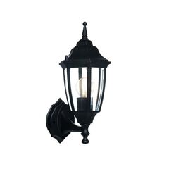 Светильник садовый New Light E27 1x IP44 черный матовый 1231