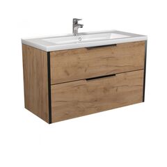 აბაზანის ტუმბო ხელსაბნით LINE Craft 100-А wood Cosmo 100 სმ