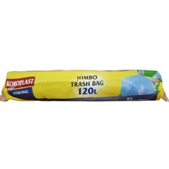 Garbage bag Koroplast 120l 80x110cm 10pcs blue