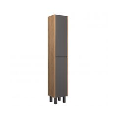 Пенал для ванной OLIVE P-33-U Wood/Grey 33x175 см универсальный