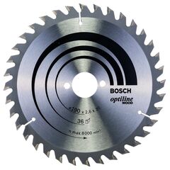 Циркулярный диск Bosch Optiline Wood 190x2.6x30 мм 36