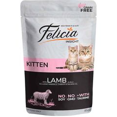 Wet food for kitten Felicia lamb 85gr