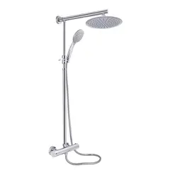 Душевая система Rubineta Etna Thermo-15 Хром с термостатом 625028