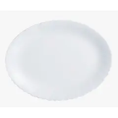 Plate serving Luminarc FESTON oval white 33 cm