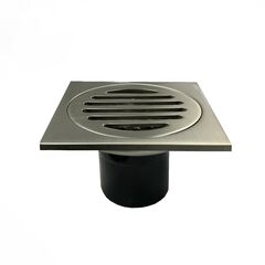 Stainless steel drain BAIYI SFD-230 SS BRUSH MATT 100x100