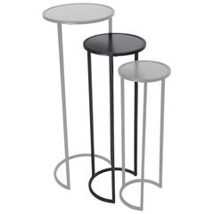 სადგამი ყვავილის ქოთნის Mega Collections Eton Plantstand Round Black D28H77