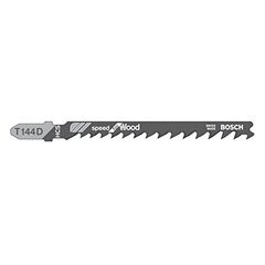 Jigsaw blade for wood Bosch T144D 100 mm 5 pcs (2608630040)