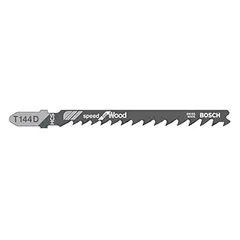 Jigsaw blade for wood Bosch T144D 100 mm 5 pcs (2608630040)