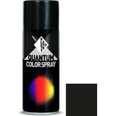 Краска аэрозольная Elastotet Quantum Color Spray Ral 9005 Black Gloss 400 мл черная