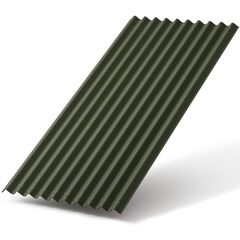 Roof shingle bitumen Onduline Zigana 97x200 cm green