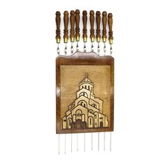 Skewers set A120 xathedral 9 pcs