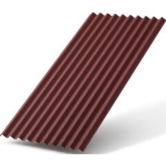 Roof shingle bitumen Onduline Zigana 97x200 cm red