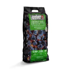 Брикеты из кокосовой скорлупы Weber 18401 4 кг