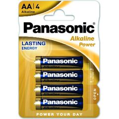 ელემენტი ალკალინური Panasonic Alkaline Power LR6 AA 4ც.