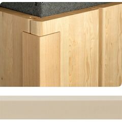 Decorative corner SALAG 212115 10x20 mm 2.9 m ivory