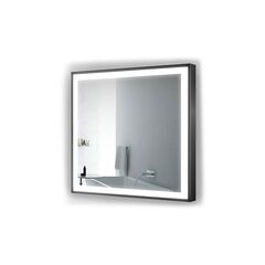 Mirror with backlight and anti-fog black Ensli 14090 SQUARE-D