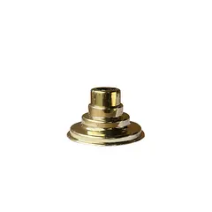 Decorative plug for pipe, gold, Florad FR-00017674, 16 mm, 16 mm