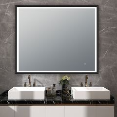 Mirror with backlight and anti-fog Ensli 14091 SQUARE-D