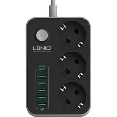 Удлинитель LDNIO SE3631 3 2м 6 USB-А