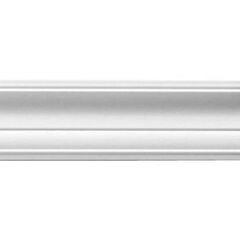 Extruded ceiling plinth Solid C05/80 white 80x65x2000 mm