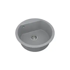 Мойка кухонная серая Vankor Tera Gray Stone D51 TMR 01.50