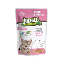 Wet food for kitten Jungle chicken 100gr
