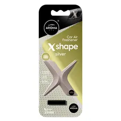 Ароматизатор Aroma Car Xshape Polymer Silver 8 гр