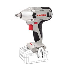 Impact wrench cordless brushless Crown CT22015HX 20 V max