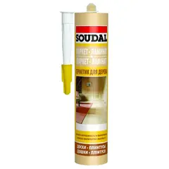 Parquet sealant Soudal 300 ml oak