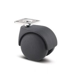 გორგოლაჭი Tente AA20POI050P41-38X38 40 კგ შავი