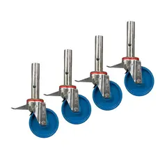 კიბის გორგოლაჭები Krause 714169 ZESTAW ROLEK CLIMTEC 125MM