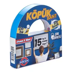 Скотч двухсторонний Boss Tape 24 мм 10 м 15 кг