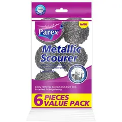 Scraper for dishes Parex Metallic Scourer 6 pc