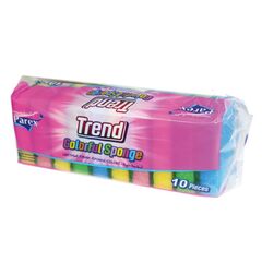Губки кухонные Parex Trend COLORFUL 10 шт