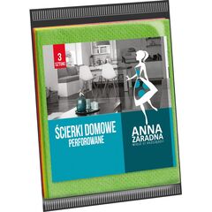 Тряпка хозяйственная перфорированная Anna Zaradna 3шт