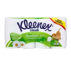 ტუალეტის ქაღალდი Kleenex Cottonelle Aroma Care გვირილა 8 ც